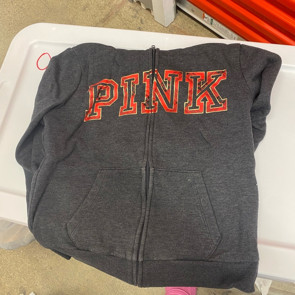 Pink hoodie